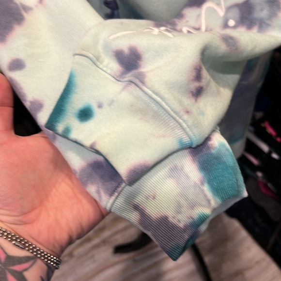 OVERSIZED Victorias Secret tie dye hoodie dress. NWT - Picture 8 of 10